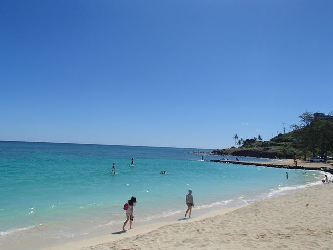 まるでバスクリンの色みたい。<br />こんな場所で泳げるなんてし・あ・わ・せ。