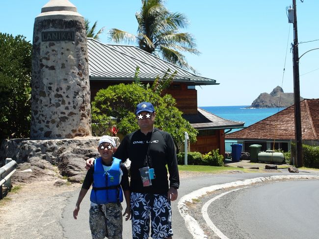 これもお決まりのラニカイサイン。