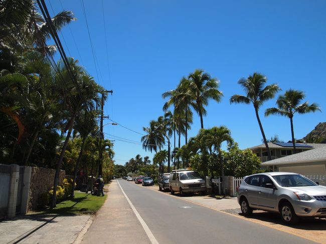 ラニカイビーチまで<br />もう少しかな。