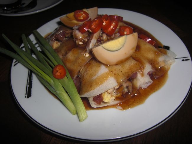 店員さんオススメの蟹のスプリングロール