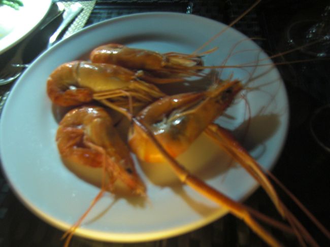 手長エビのシュリンプカクテル<br /><br /><br />プリプリしてておいしかった〜