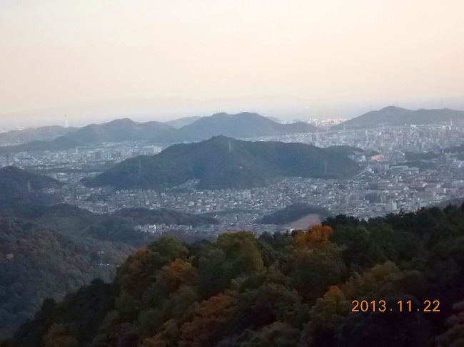 2013.11.22（金）書写山摩尼殿からの帰路。