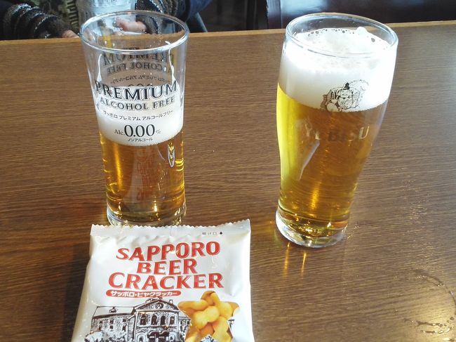 本日頂いたビールで妻はノンアルコールのビール、私は生ビールを二杯いただきました。