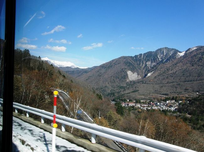 秋の景色から冬の景色に・・
