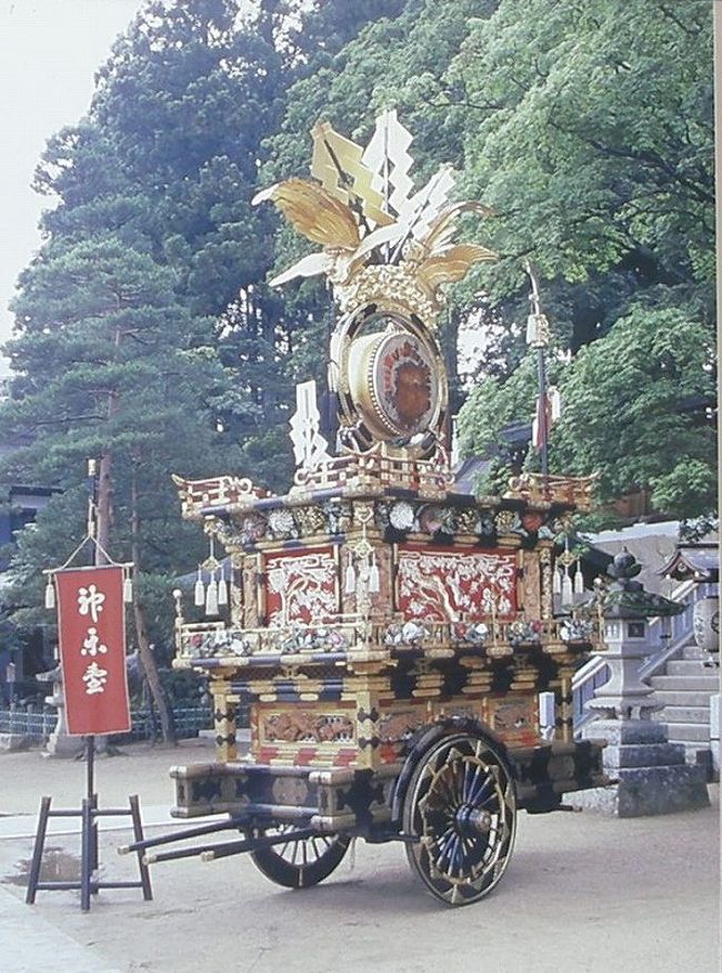 このような山車が飾られているはず。