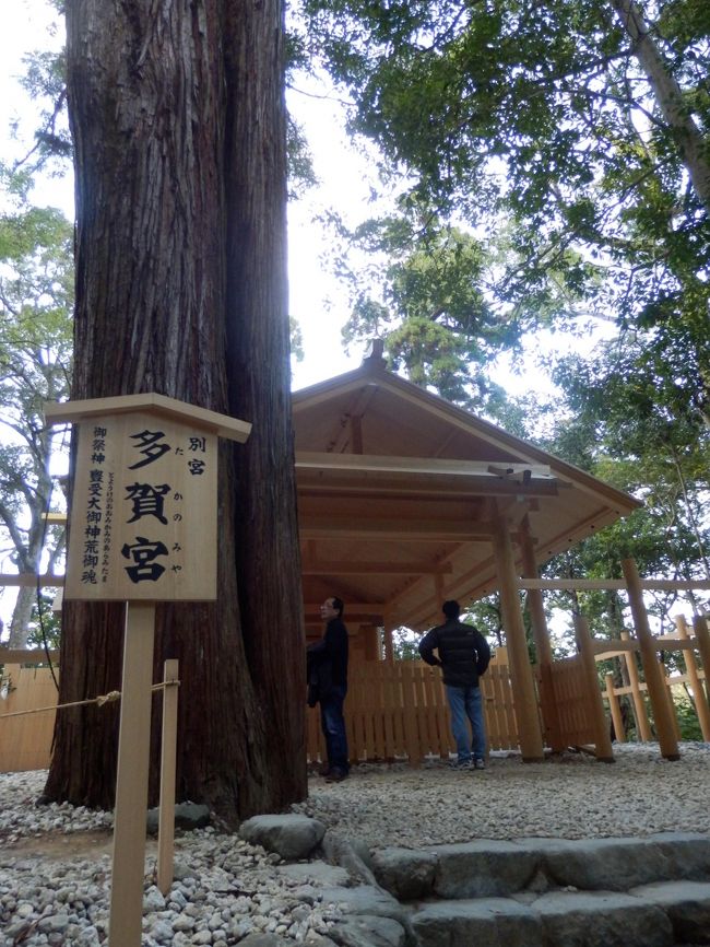 こちらも新設されたばかりの宮です。<br />やっぱりとなりには趣のある苔だらけの古〜い多賀宮があって、<br />こっちの方がいいのになーっとまた思ってしまう。