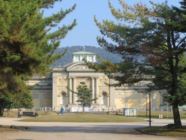 奈良国立博物館。<br />今回も見ることのなかったこちら。。<br />建物だけでも素敵ですけどね。<br /><br />