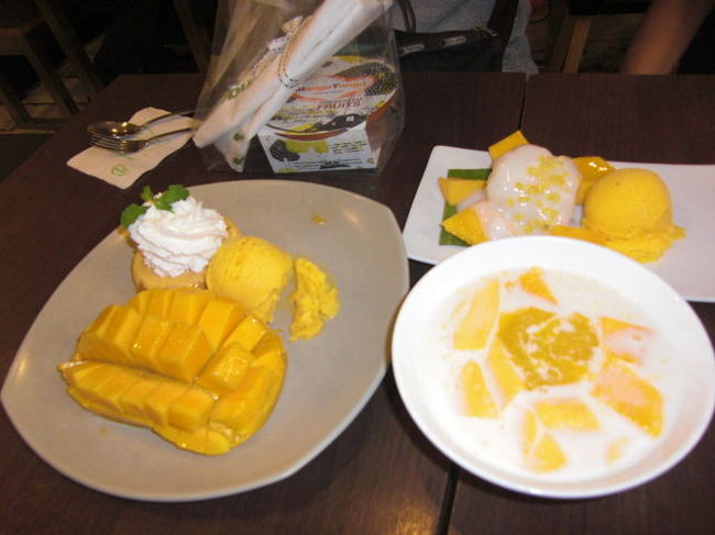 15時のおやつはマンゴタンゴでマンゴーづくし♪