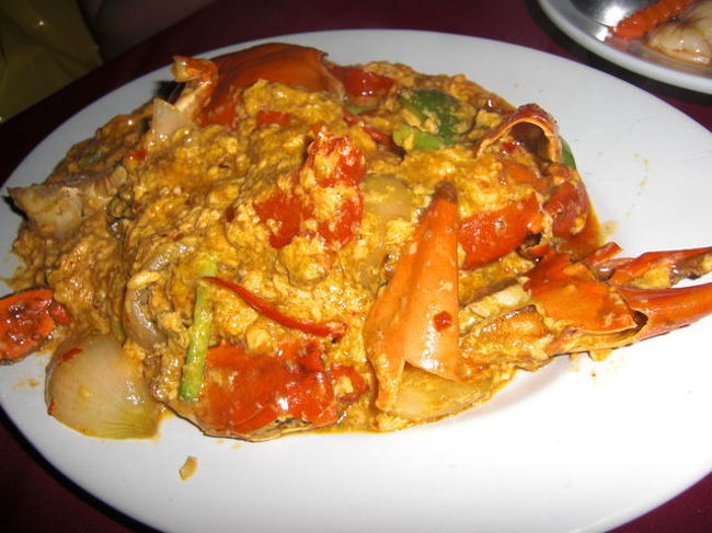 夕ごはんはソンブーンで蟹カレー