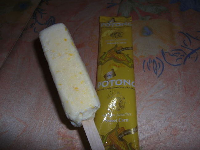 コンビニで購入！！<br />念願のコーンポタージュアイス（笑）<br />