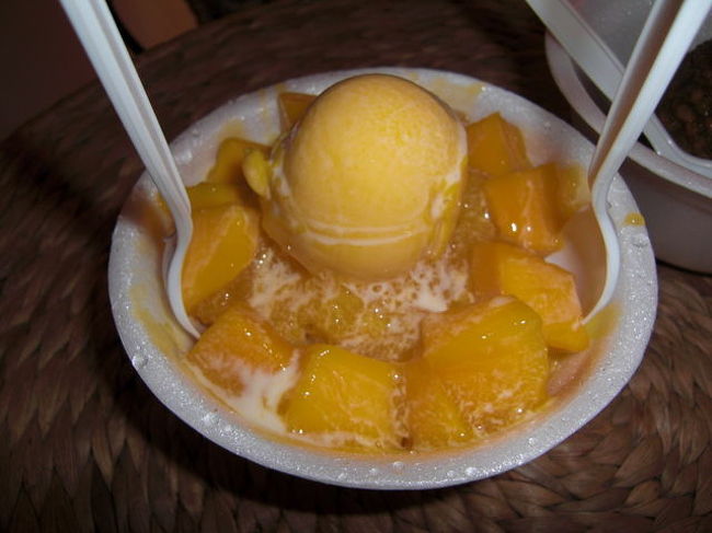 絶品！！！マンゴーカキ氷＆マンゴーアイス<br />