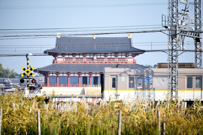 踏切の警報機が鳴って　<br />電車が来た！来た！来〜〜た<br /><br />大阪・奈良間　<br />いえ！今じゃ　神戸・奈良間を結ぶ路線です。<br />結構頻繁に電車が通過します。