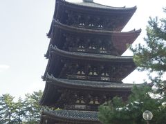 幸い、興福寺は近鉄駅からすぐ。

興福寺の五重塔です
