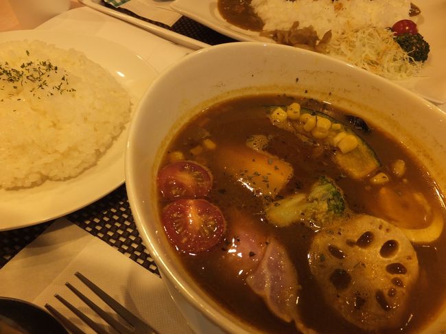 スープカレーがある！と思ったら北海道のお店なんですね。札幌でスープカレーを食べる予定がなかったので頂きましたっ。予想以上にスパイシーで美味しかったです♪