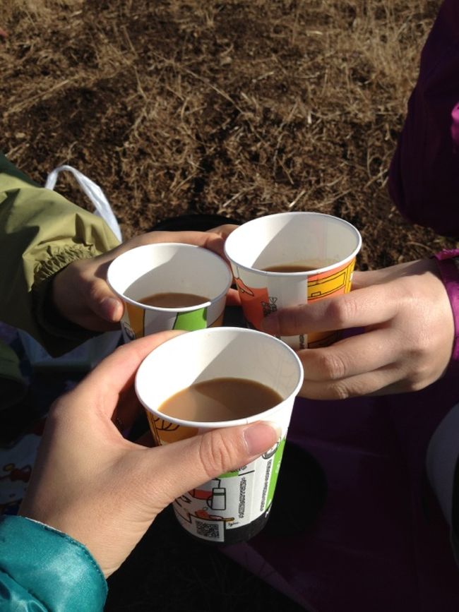 コーヒーで乾杯♪<br /><br />う〜ん、贅沢☆