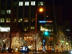 仙台国際ホテルから、国道４号を渡ると、ウェスティンホテル仙台が入っているトラストシティという複合施設。

トラストシティは、ウェスティンホテル仙台やオフィス・商業施設が入るトラストタワーと、住宅棟であるレジデンスから成る複合施設です。

うわ〜〜！私好みに煌めいているじゃない！！わざわざ来てみるもんだね〜〜と胸が高鳴ります。

