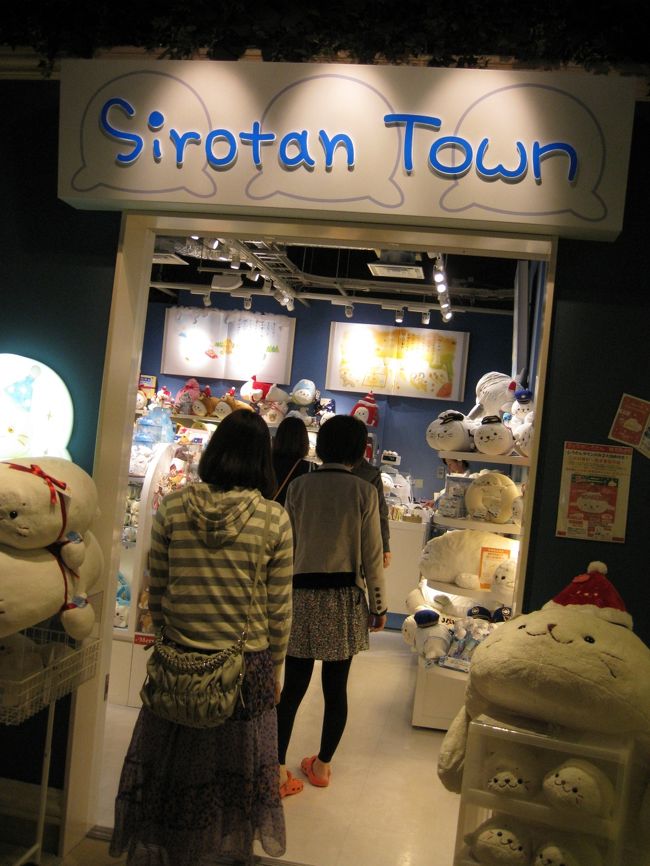 妹がしろたんのファンなので羽田空港にお店があると調べていたので行ってみました♪しろたんファンにはたまらなのでは(^O^)<br />と思うぐらいたくさんのしろたん♪<br />空港限定商品なども充実していました☆<br />