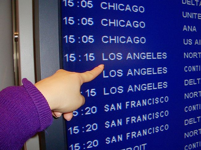 名古屋→成田→ロサンゼルス→ラスベガスの経由<br /><br />