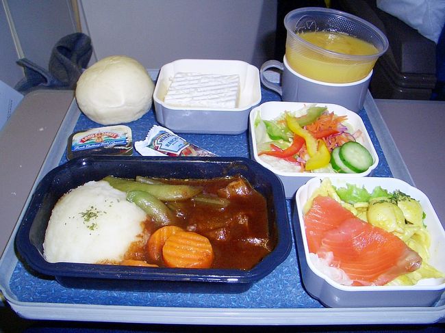 ＮＷ便の成田からの機内食
