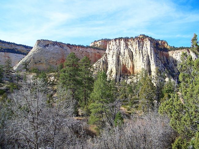 広々とした谷底の新緑の色から、２,０００フィート（６００メートル）上にそびえ立つサンドストーンの崖のクリーム色までと、視覚的にまるでおとぎの国にいるようです