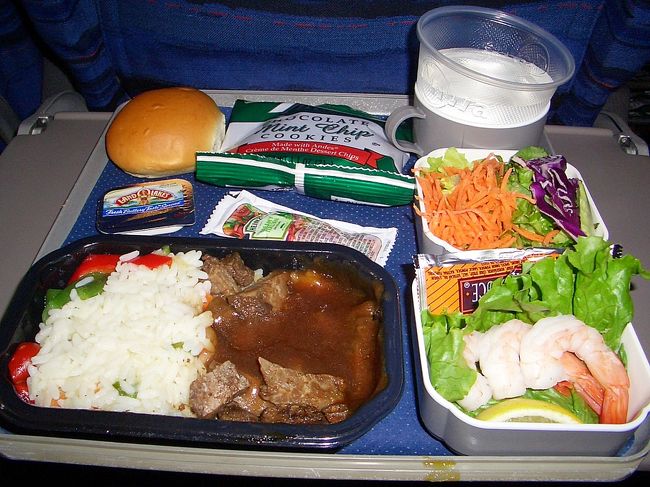 帰りのＮＷ便の機内食