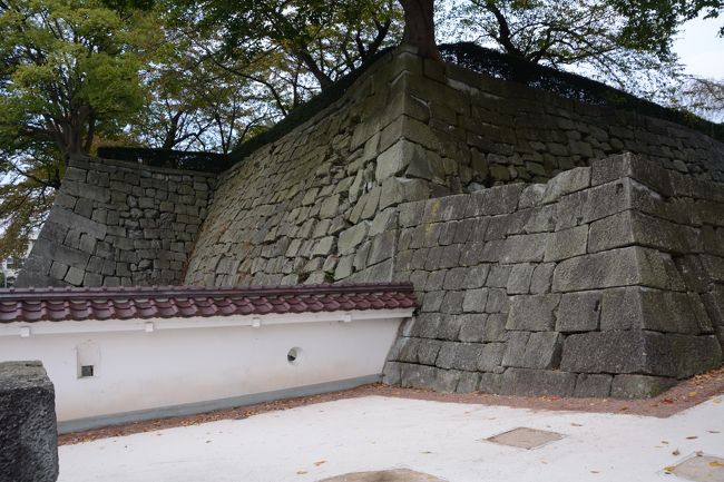 天守閣の石垣です
