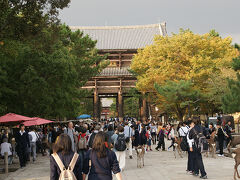 ●東大寺

東大寺へ行ってきました。
非常に久しぶりです！
中学の修学旅行以来だから、20年以上振り！
大人になって来てみたかったから、楽しみです！