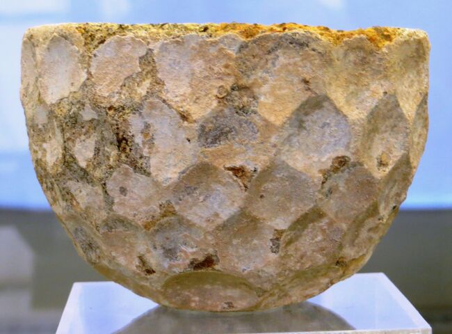 ペルシャ 古陶磁 色絵花文鉢 9世紀 発掘品 鑑定あり 箱 考古学
