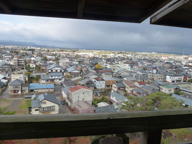 越前丸岡城　天守から見た景色