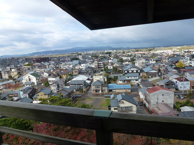 越前丸岡城　天守から見た景色