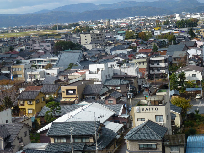 越前丸岡城　天守から見た景色
