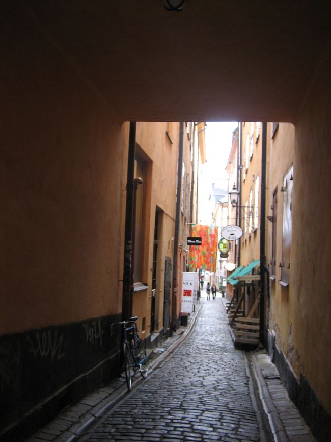 ちょっとした路地もステキです。