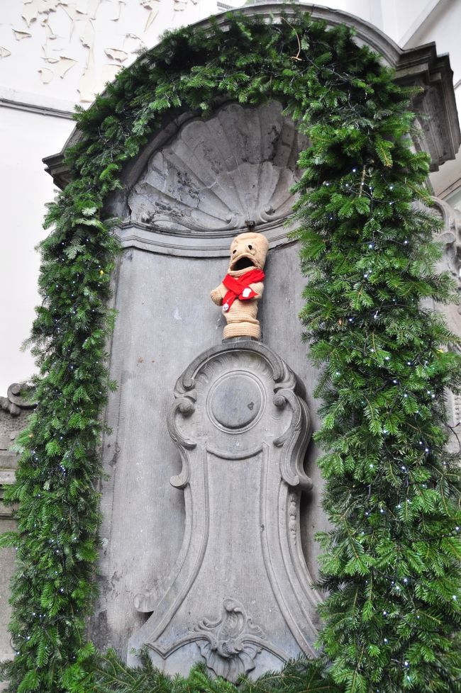 この日のジュリアン君は重装備。