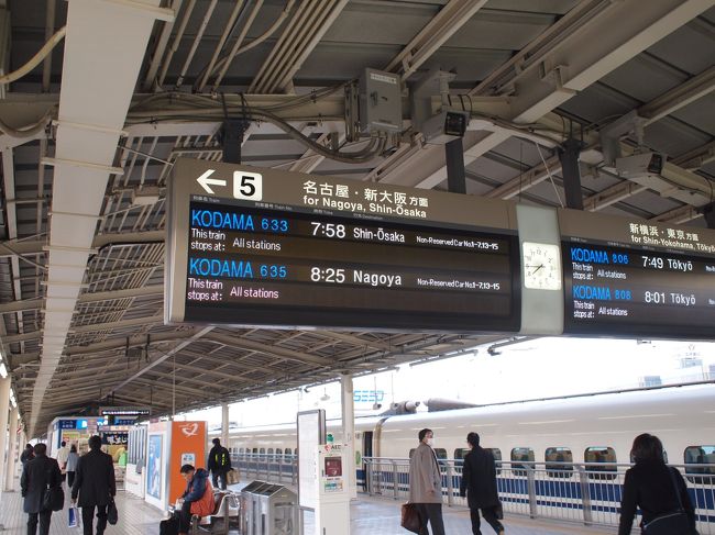 藤沢駅から青春１８きっぷを使用開始。<br />沼津駅で静岡行きに乗り継ぐ筈でしたが…、<br />人身事故でストップ。<br />幸い三島駅に停車中でしたので、新幹線で静岡まで行くことにしました。<br />（別料金￥1900）<br /><br />乗り継ぎ時間は５分間…間に合うか…。