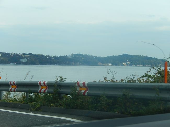 真鶴付近<br /><br />前方に真鶴岬が見える