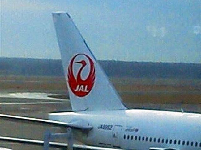 ９時５分のスカイマーク７９０便で<br />新千歳空港から茨城空港へ飛びます。<br /><br />知らないうちに<br />JALの鶴丸のマークが<br />復活したようです。<br /><br />札幌に勤務していた頃<br />新千歳発、関空経由で<br />ミャンマーのヤンゴンへ<br />飛んだことがあります。<br /><br />その時、<br />さまざまな諸事情で<br />空港到着が遅れ<br />出発５分前に<br />搭乗手続きをしたのですが<br />ＡＮＡのカウンターのお姉さんに<br />鬼の形相で怒られたことを<br />思い出しました。<br />飛行機の離陸が10分ぐらい<br />遅れてしまったようでした。<br /><br />怖かったし、<br />焦った。<br /><br />15年ぐらい前の<br />話しでした(笑)