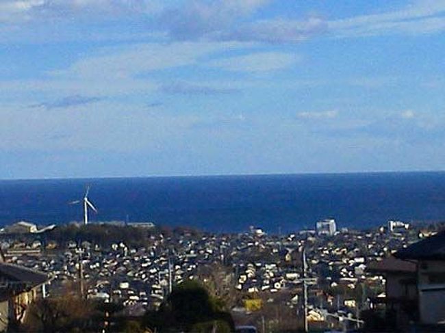 茨城県日立市の自宅からみた太平洋です。