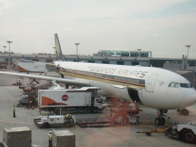 ハノイに向かいます<br />搭乗口に向かっている途中で、セグウェイに乗っている空港職員を見ました