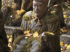 ■赤山禅院

羅漢像の上に散り積もる落ち葉。

