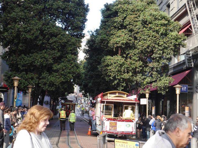 ケーブルカー乗り場がありました。<br />ここがケーブルカーの回転する場所。