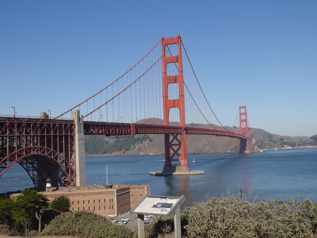 ずっと憧れてたゴールデンゲートブリッジです！