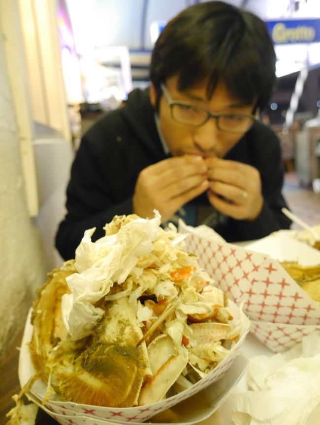 蟹二杯の抜け殻（笑）