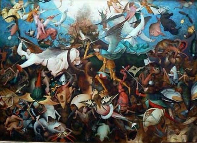 ブリューゲルは1500年代の画家なんだけど、500年前にこんなに面白い、むしろコミカルさが現代的な絵を描いてたことに衝撃を受けました！