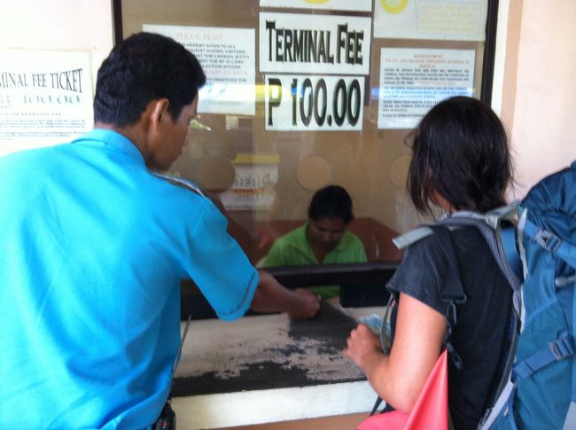 そんなこんなで、帰宅です。再度港使用料１００Pを支払います。