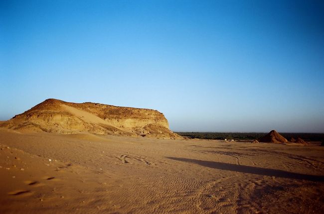 サンセットを見るためにしばらく待つ。