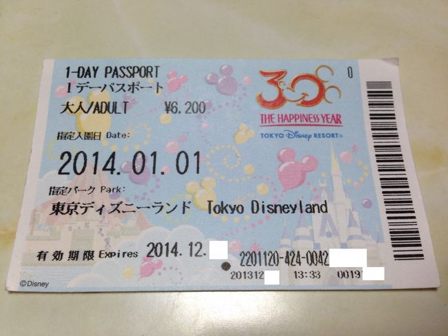 中高年も楽しまなくっちゃ 14年元旦 東京ディズニーランド 東京ディズニーリゾート 千葉県 の旅行記 ブログ By Reimyさん フォートラベル
