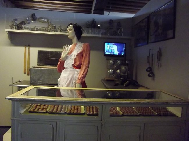 チョコ博物館の中。