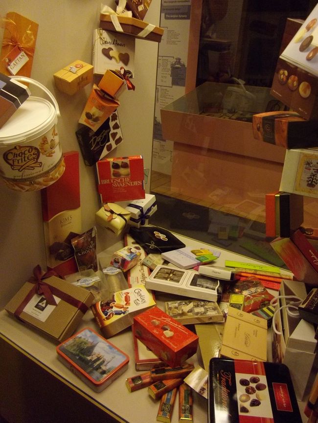 ベルギーのいろんなチョコメーカーのチョコレートたち。
