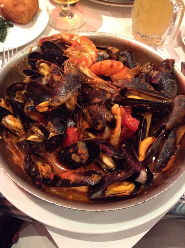 ムール貝とシーフードのトマトソース<br />やっぱり絶品！