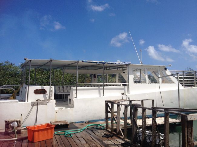 ボートには15人くらいの日本人が乗り込みいざ沖へ☆